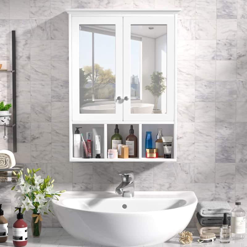VEIKOUS Bathroom Medicine Cabinet with Mirror